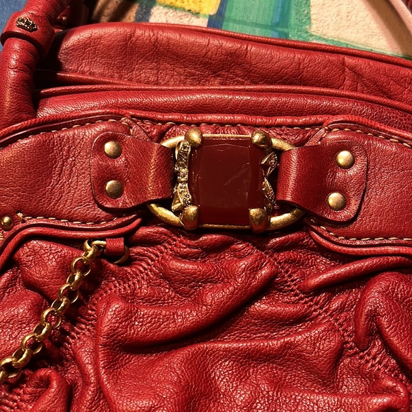 Juicy Couture Red Leather Bag - Picture 2 of 8